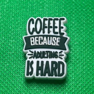 🌼 (5/$10 or 10/$15) NEW “COFFEE LOVER” Croc Charm Collection To go coffee cup